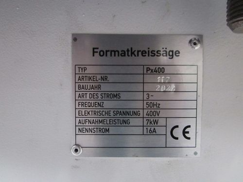 Produktbild für Px 400 Formatkreissäge