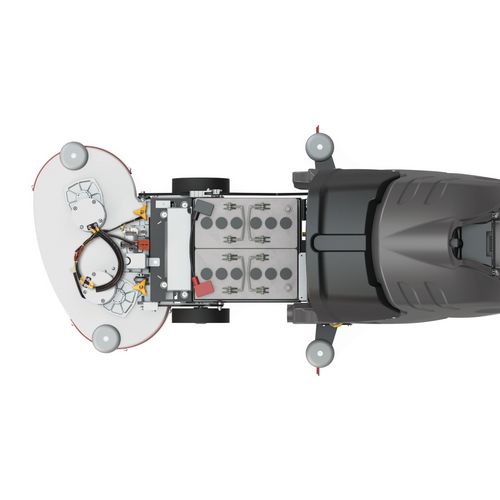 Bürstenköpfe austauschbar, dadurch nur eine Maschine mit unterschiedlichen Bürstenköpfen verwendbar statt verschiedene Maschinen