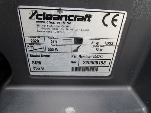 Produktbild für SSM 355 B Scheuersaugmaschine