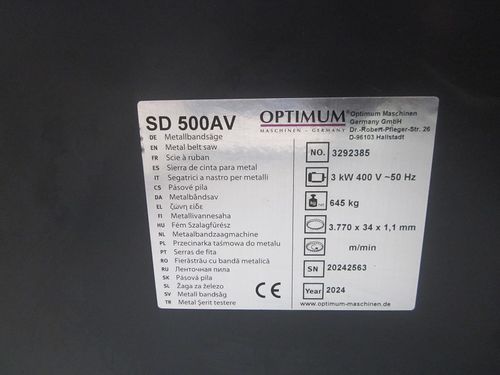 Produktbild für OPTIsaw SD500AV / 400V/3Ph/50Hz