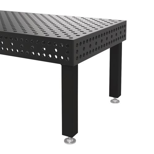 Ecken, Kanten und Bohrungen abgerundetHöhe Seitenwange 200 mmBohrungsabstand Seitenwange 50 mm