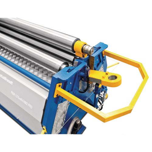 hydraulisches Klapplager zur leichten Entnahme des Materials