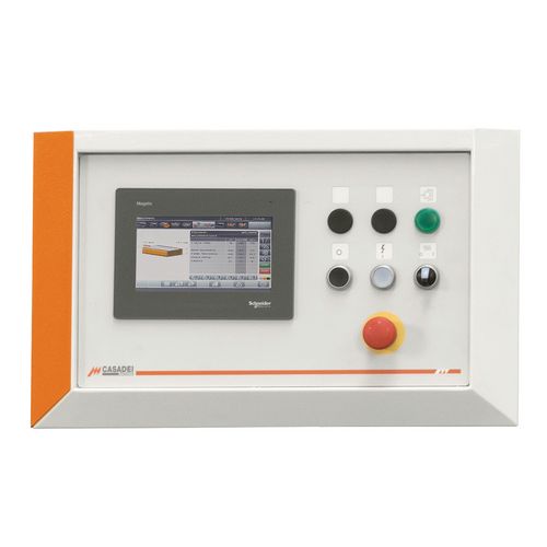 Steuerung MEGA 120 Schnelle, benutzerfreundliche Bedienung für hohe Produktionsleistung und perfekte Kantenverleimung