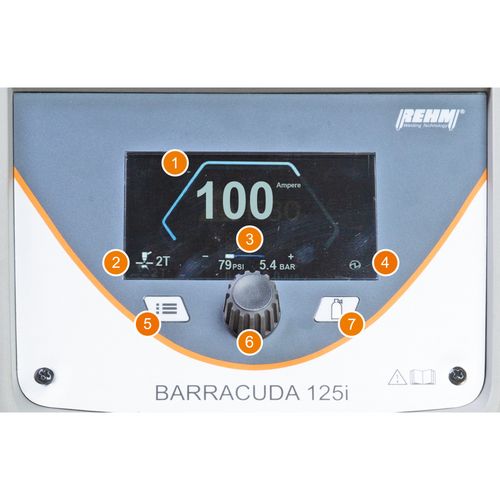 Produktbild für BARRACUDA 105i mit Brenner Pluscut 105